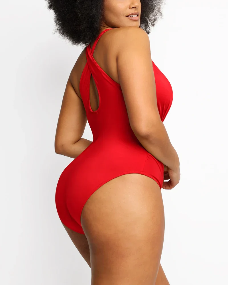 Smart Sculpt Plunge Swimsuit Flatter Your Figure