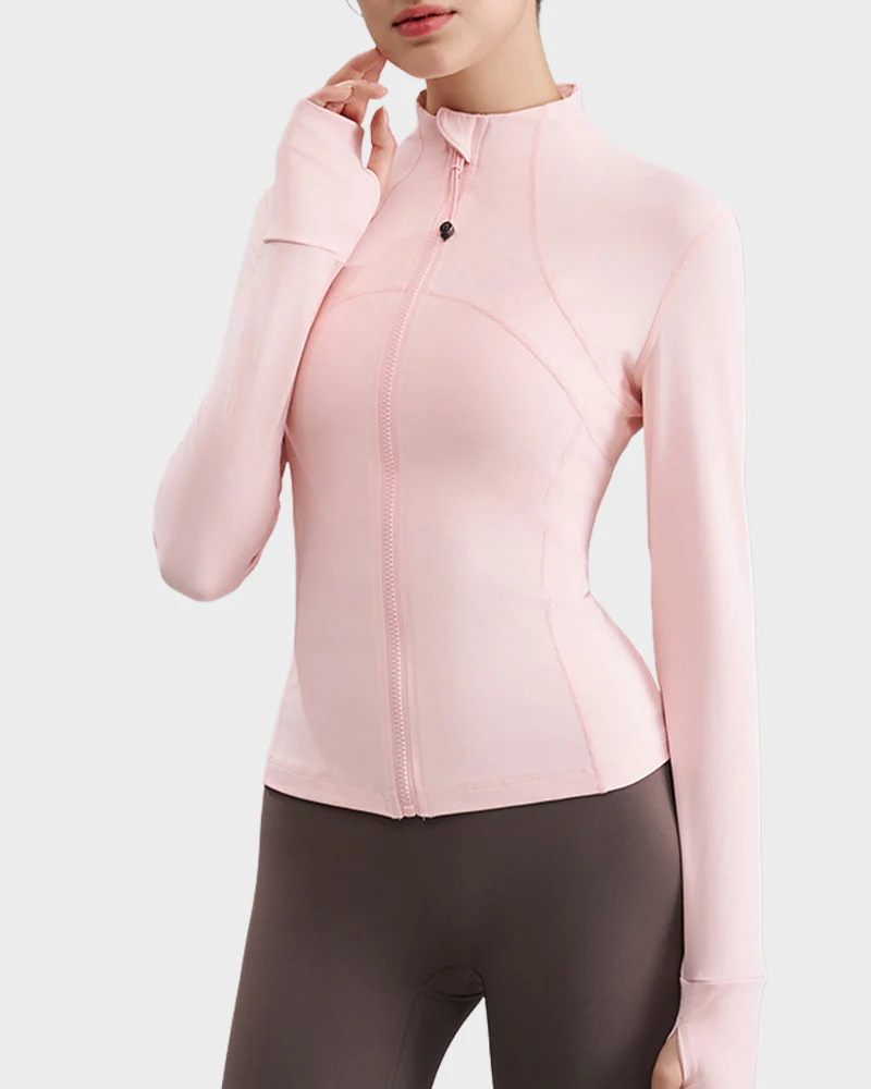 Slim-Fit Streamline Activewear Jacket