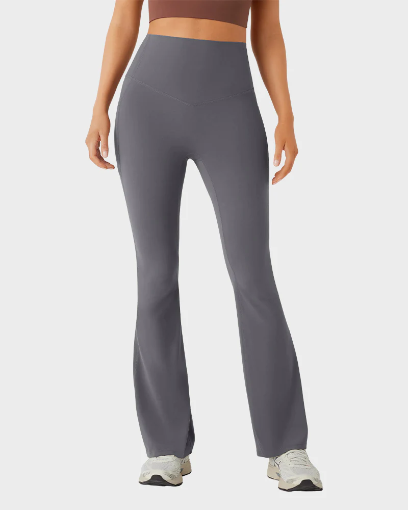 Butt-Lifting High Waist Bootcut Yoga Leggings
