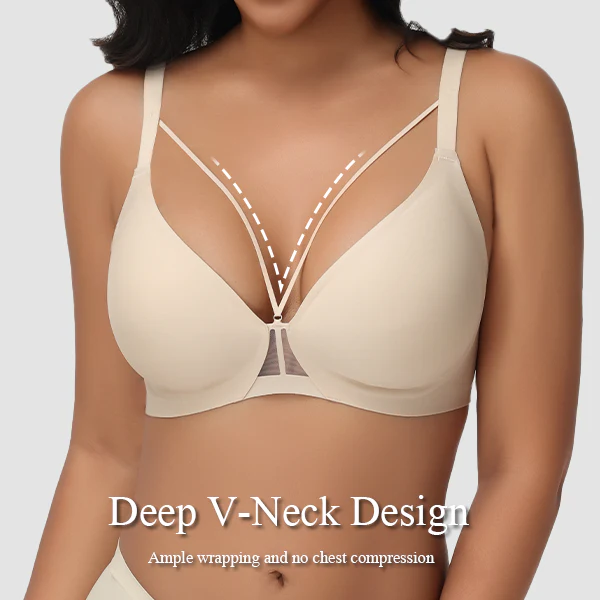 VRCOMFY All-Day Wireless Push-Up Bra For Total Comfort And Support (SEB)
