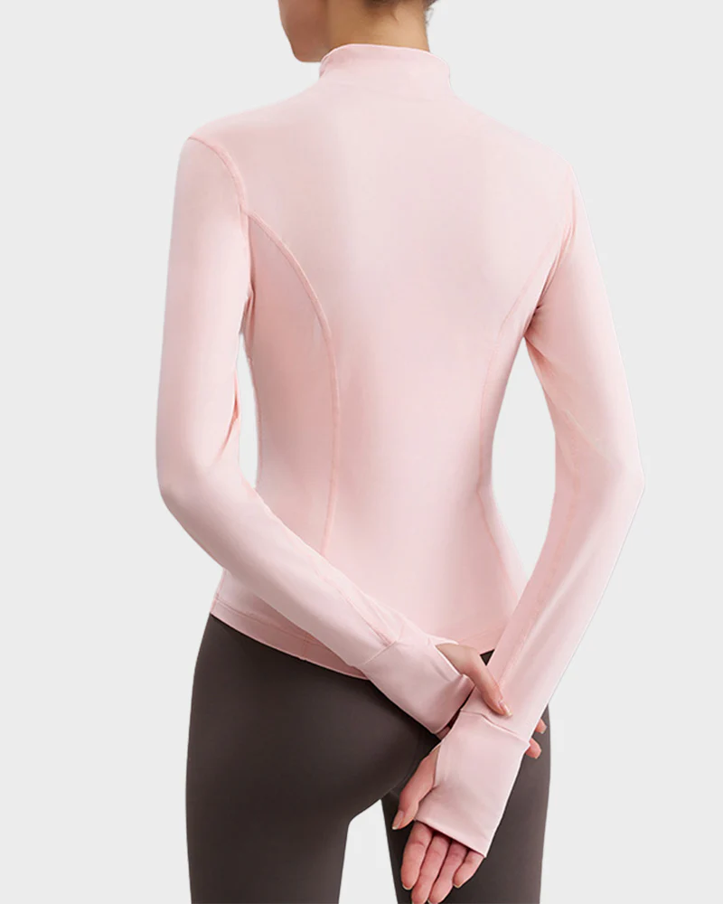 Slim-Fit Streamline Activewear Jacket