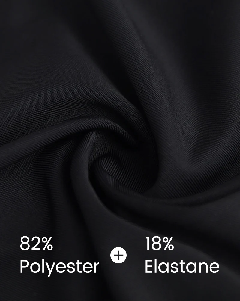 Double Tie Shoulder High Waist Tummy Control Bikini Set