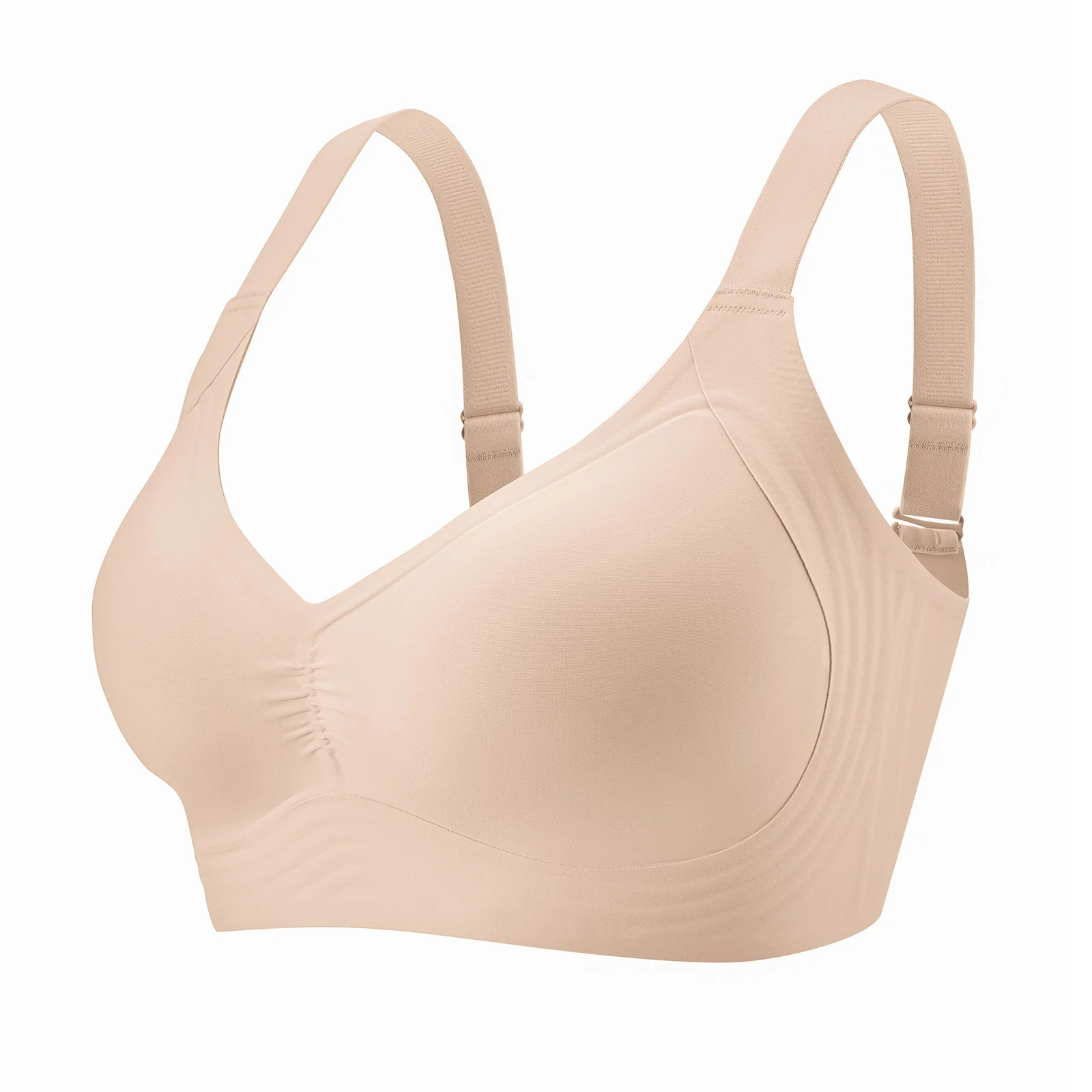 VRCÔMFY Women Wirefree Bras Full Coverage No Underwire Everyday Bras（OZB)