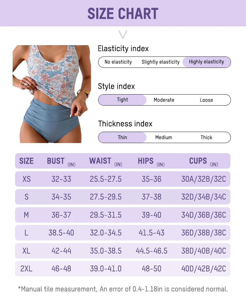 Tummy Control Cutout Back Tankini Set