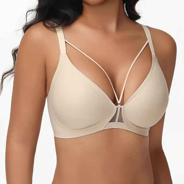 VRCOMFY All-Day Wireless Push-Up Bra For Total Comfort And Support (SEB)