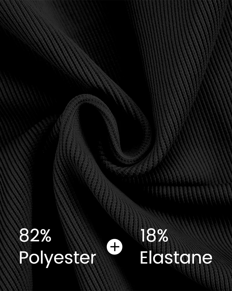 Textured Knot-Front High-Waisted Bikini Set